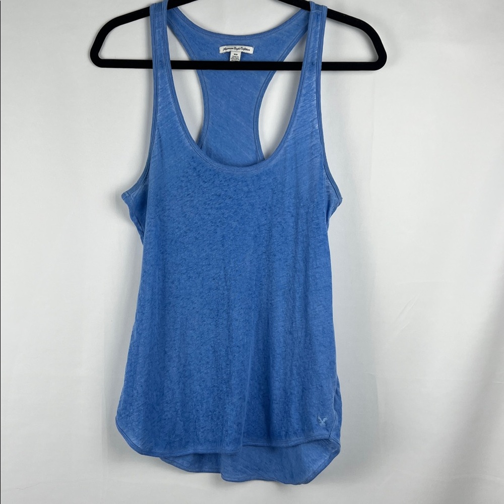 American Eagle Outfitters Blue Tank Top